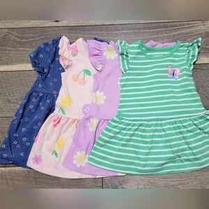 4 Pack Baby Girl Dresses